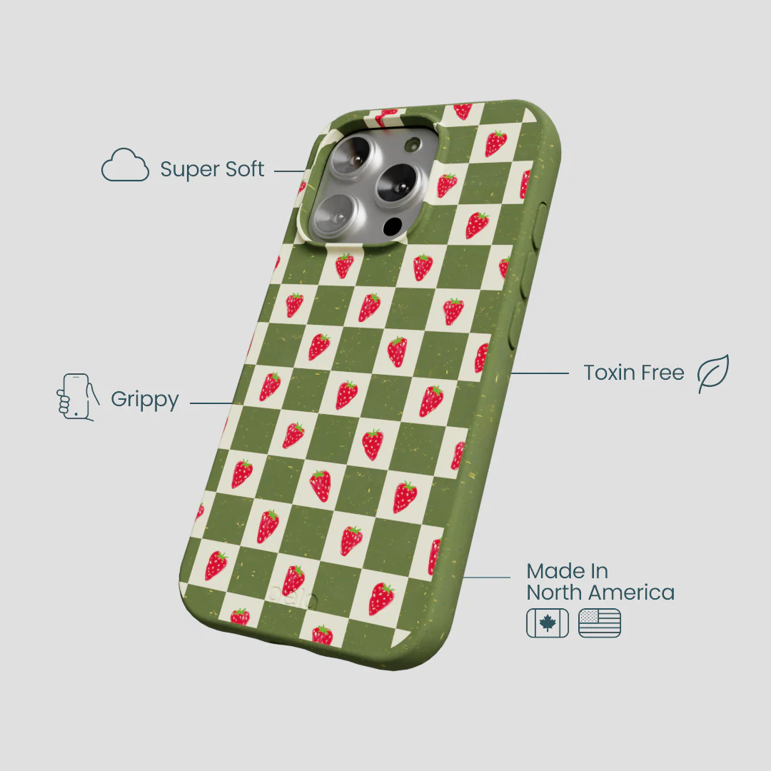 Forest Floor Strawberry Field iPhone 16 Pro Case - Image 4