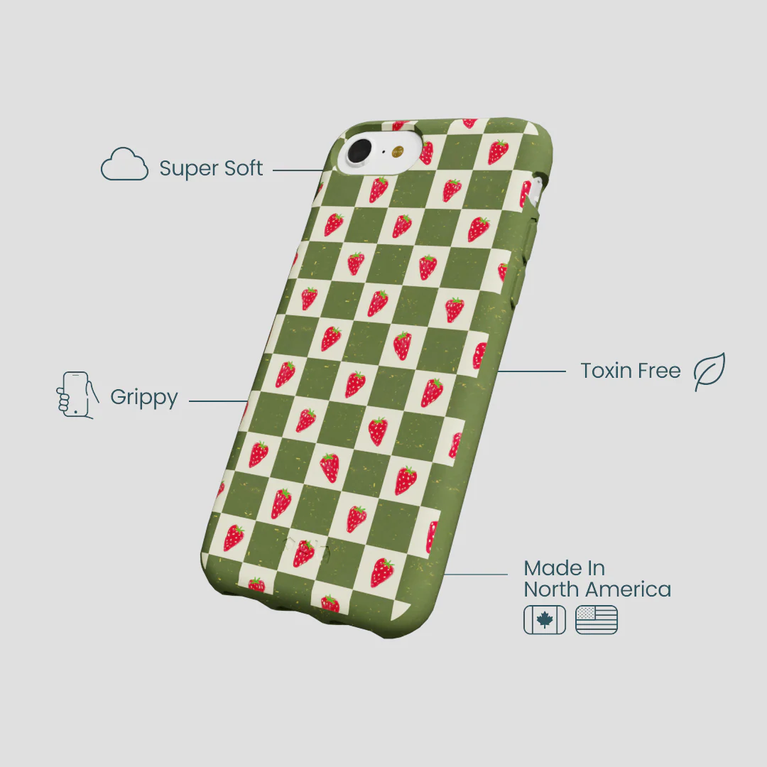 Forest Floor Strawberry Field iPhone 6/6s/7/8/SE Case - Image 4