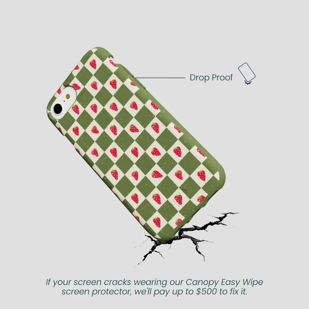 Forest Floor Strawberry Field iPhone 6/6s/7/8/SE Case - Image 5