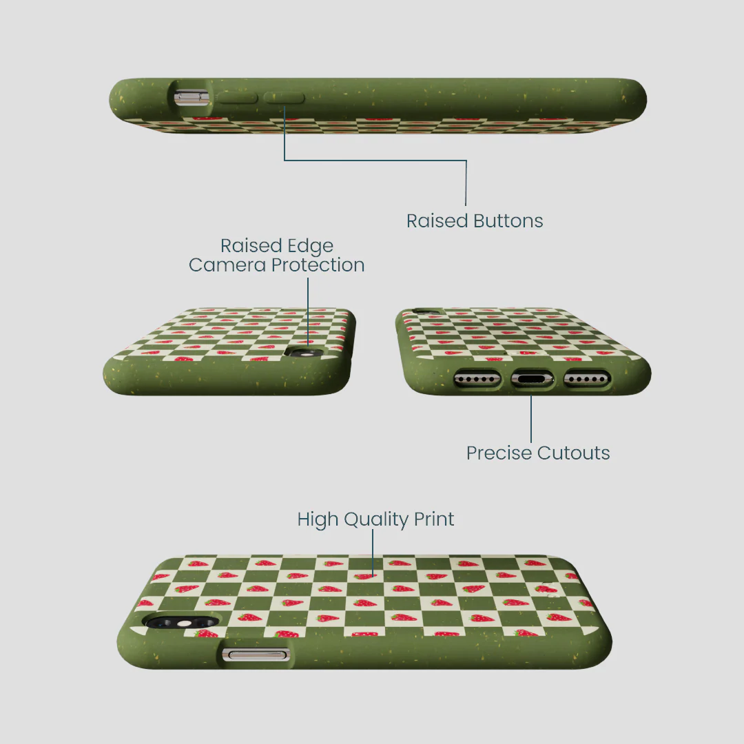 Forest Floor Strawberry Field iPhone XR Case - Image 3