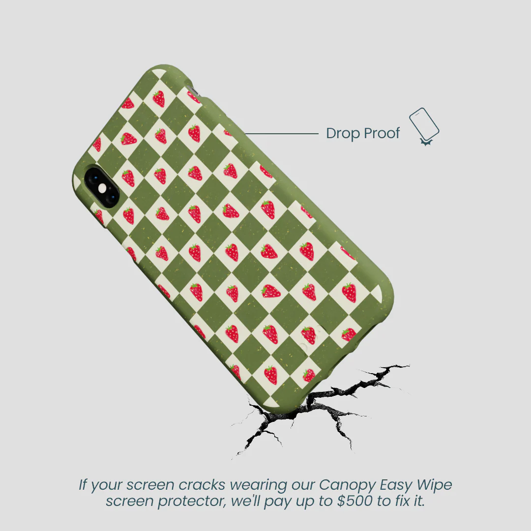 Forest Floor Strawberry Field iPhone XR Case - Image 5