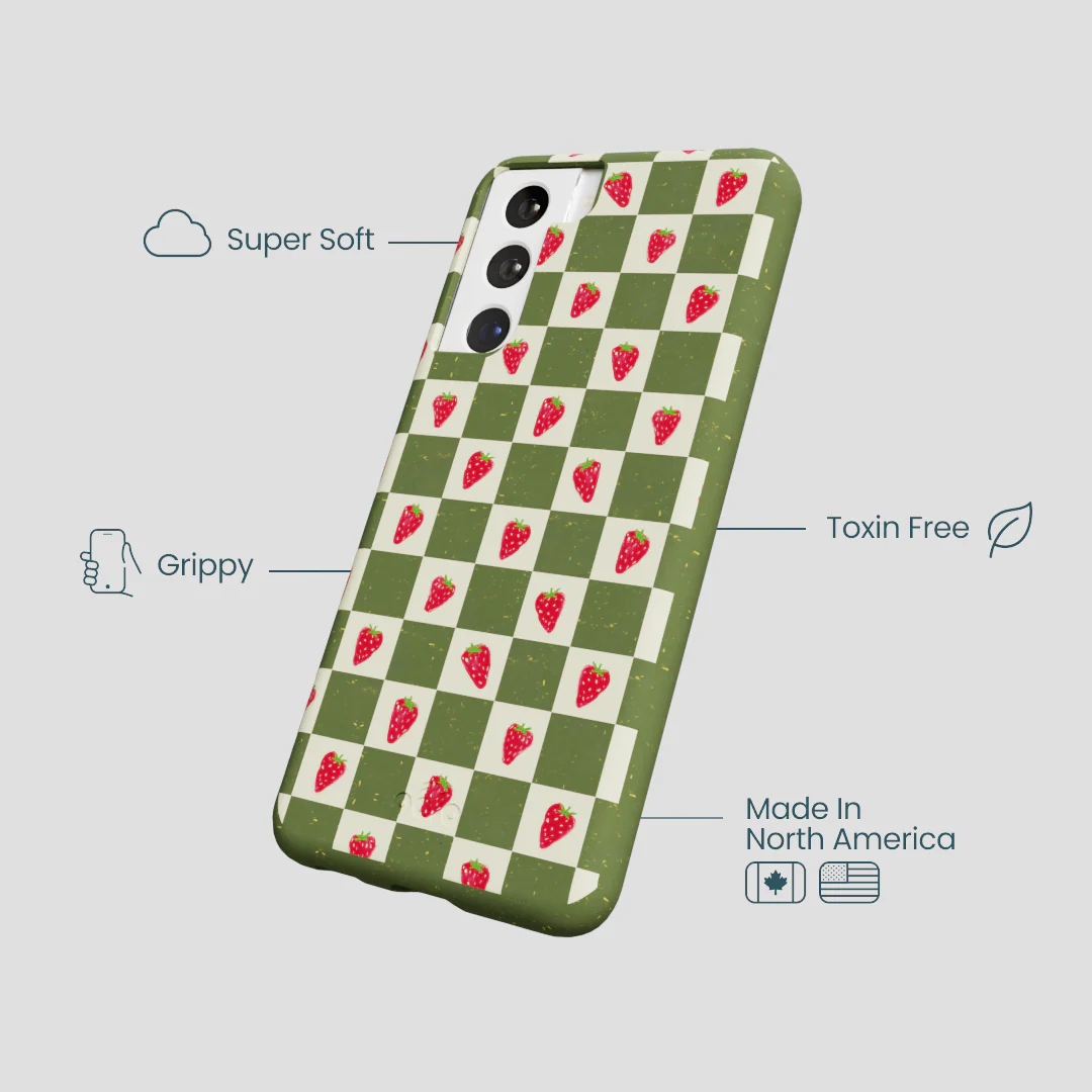Forest Floor Strawberry Field Samsung Galaxy S22 Case - Image 4