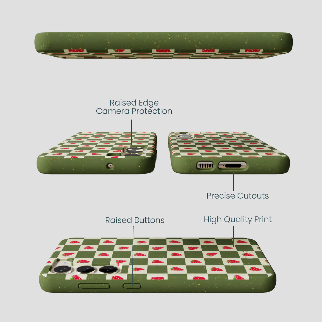 Forest Floor Strawberry Field Samsung Galaxy S23+(Plus) Case - Image 3