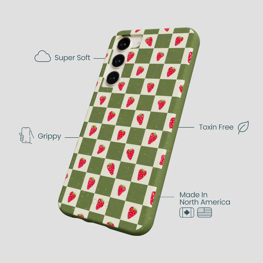 Forest Floor Strawberry Field Samsung Galaxy S23+(Plus) Case - Image 4