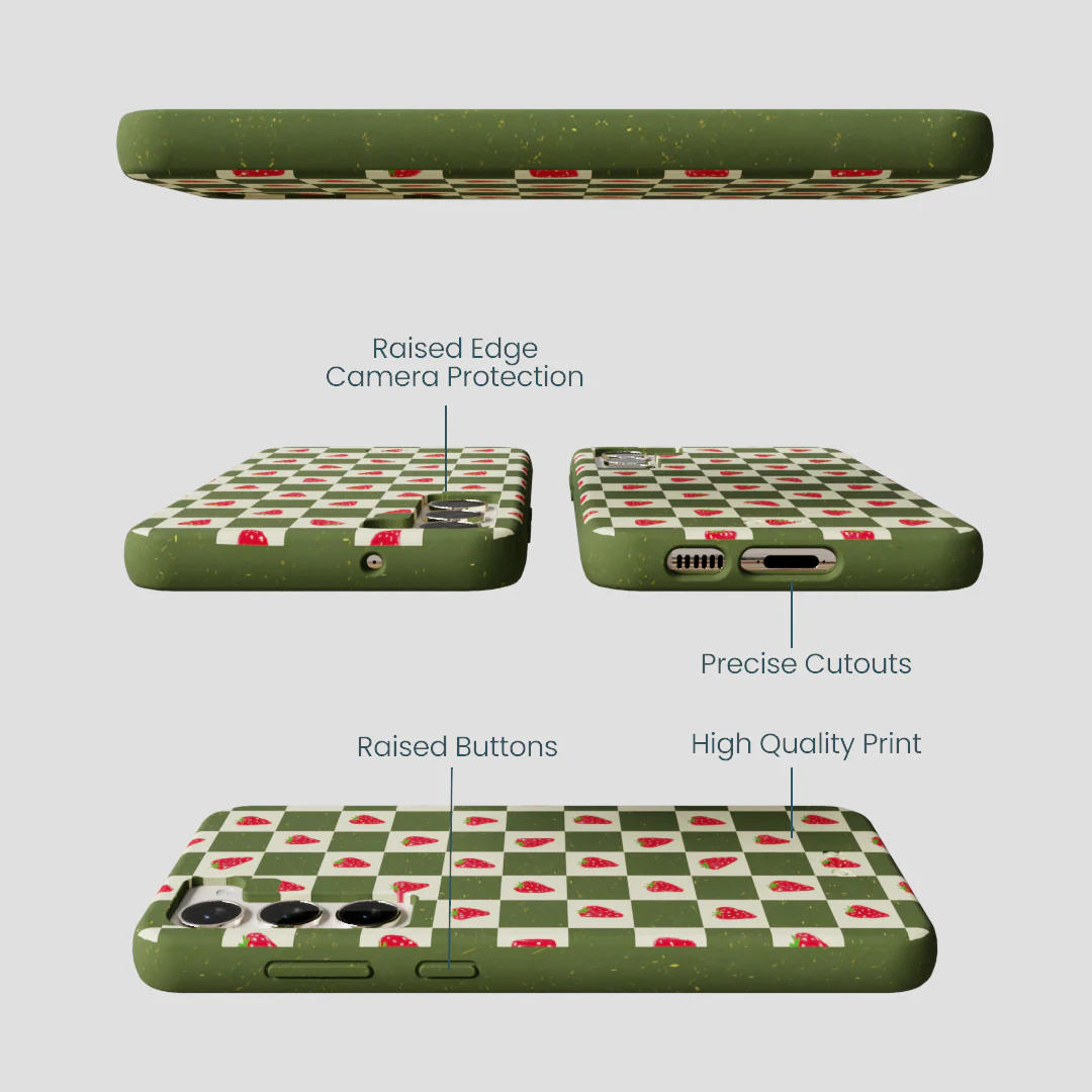 Forest Floor Strawberry Field Samsung Galaxy S24+(Plus) Case - Image 3