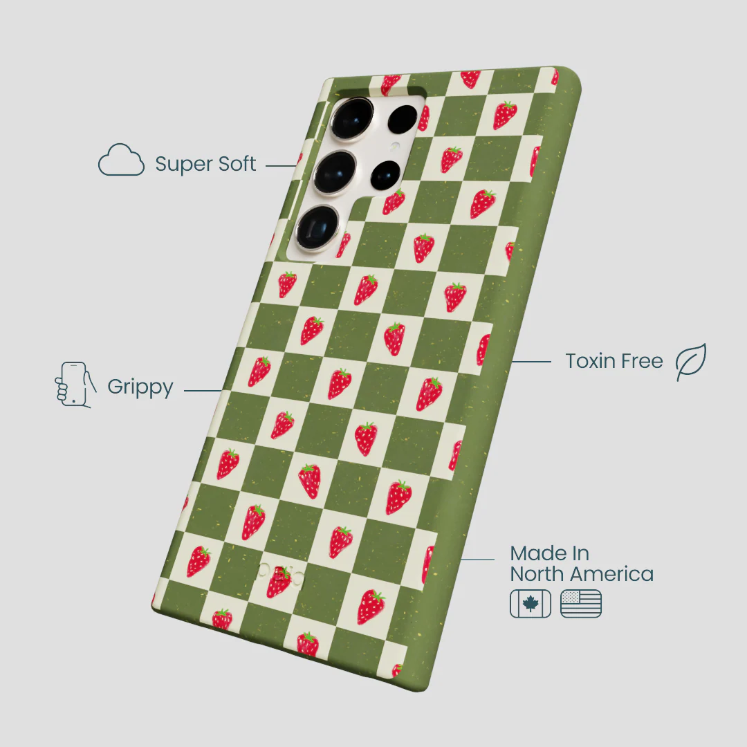 Forest Floor Strawberry Field Samsung Galaxy S24 Ultra Case - Image 4