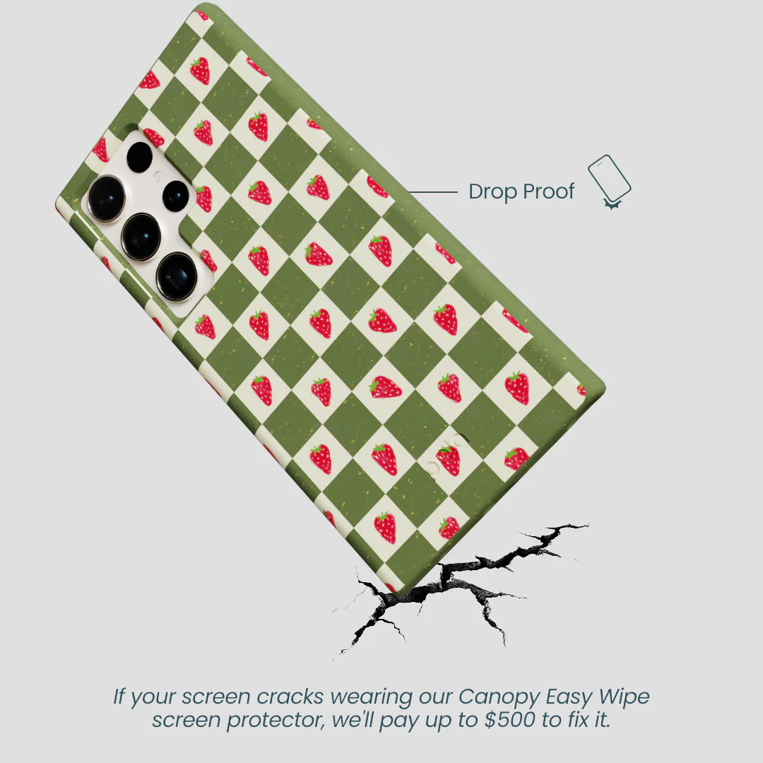 Forest Floor Strawberry Field Samsung Galaxy S24 Ultra Case - Image 5
