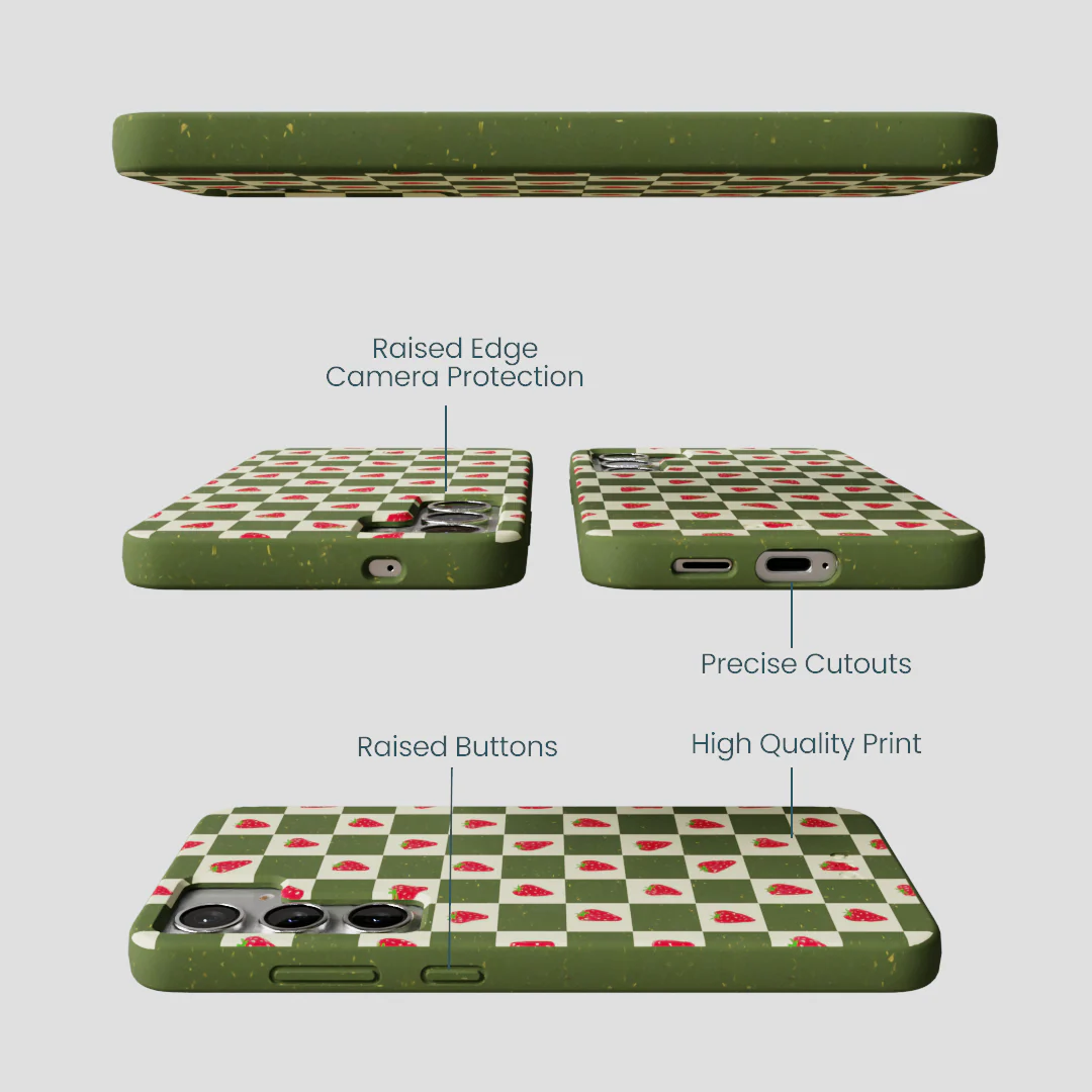 Forest Floor Strawberry Field Samsung Galaxy S25+(Plus) Case - Image 3