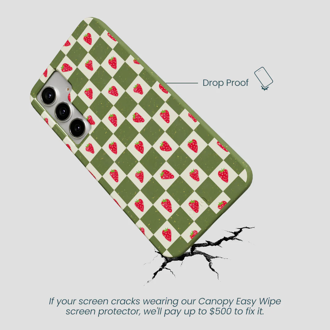 Forest Floor Strawberry Field Samsung Galaxy S25+(Plus) Case - Image 5