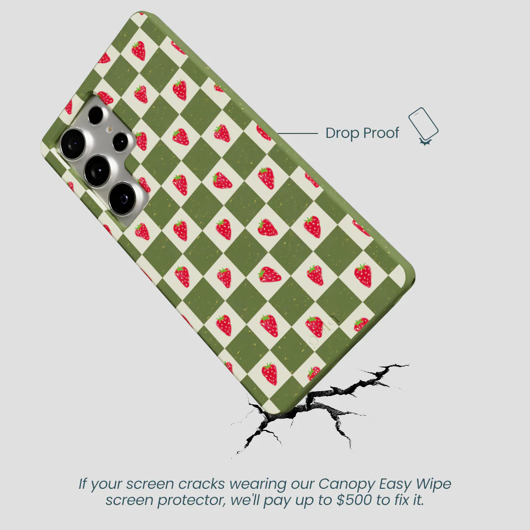 Forest Floor Strawberry Field Samsung Galaxy S25 Ultra Case - Image 5