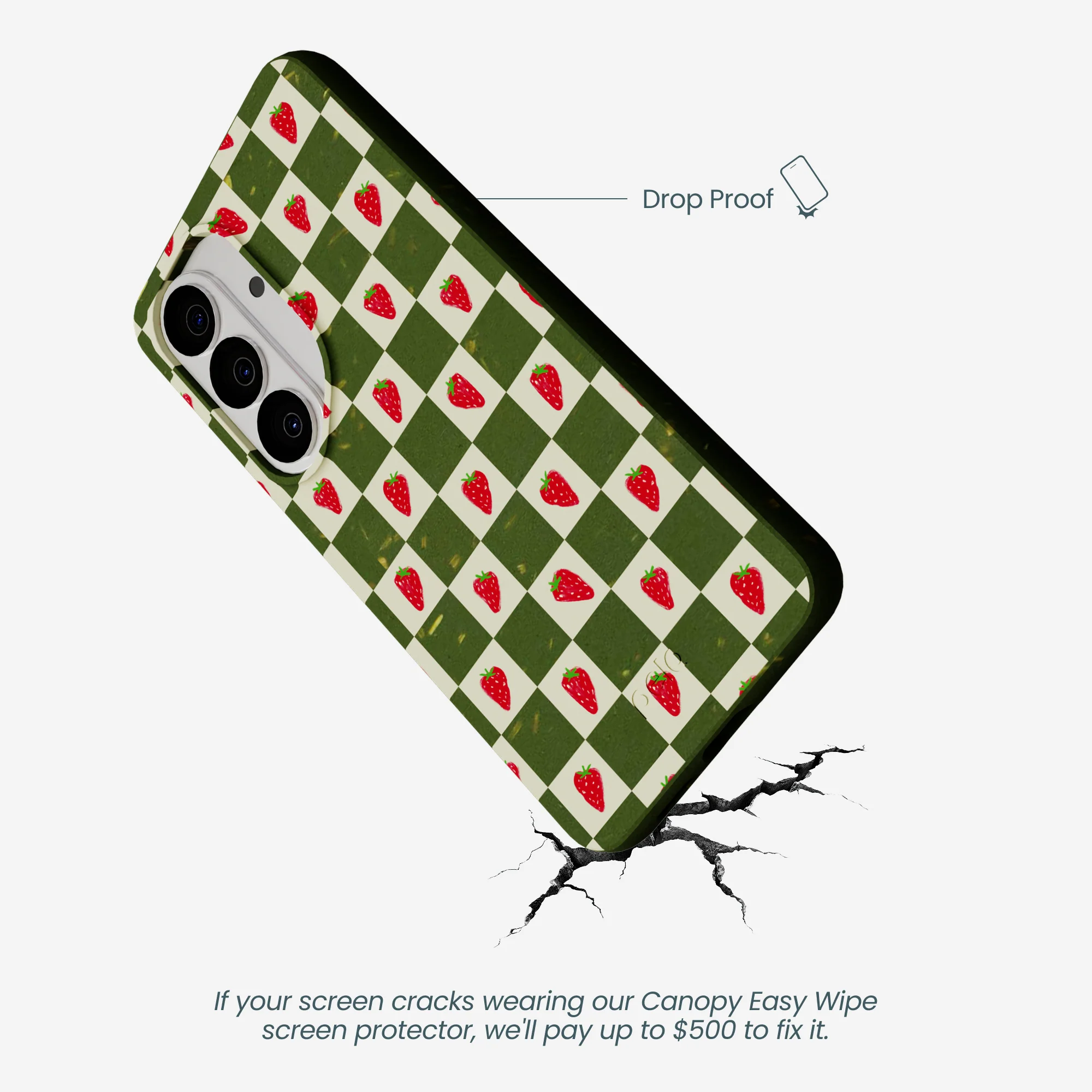 Forest Floor Strawberry Field Samsung Galaxy S26 Case - Image 5