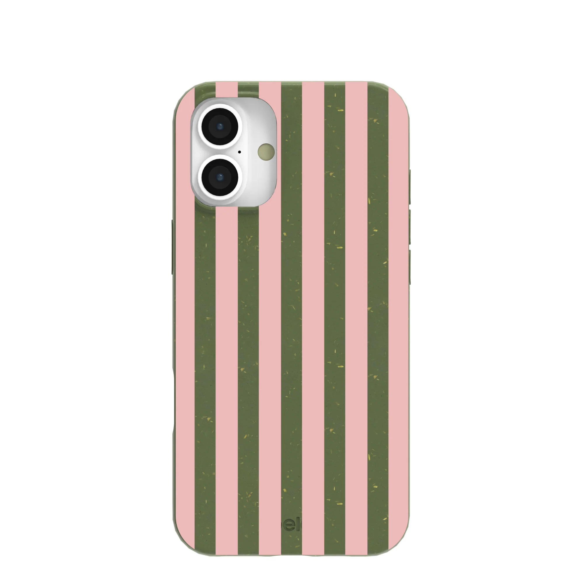 Forest Floor Strawberry Matcha Stripes iPhone 16 Plus Case