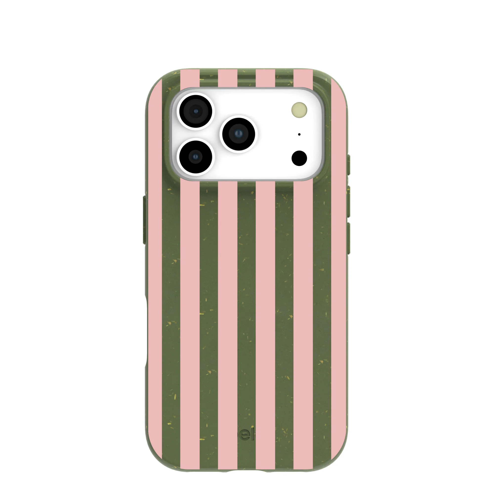 Forest Floor Strawberry Matcha Stripes iPhone 17 Pro Case