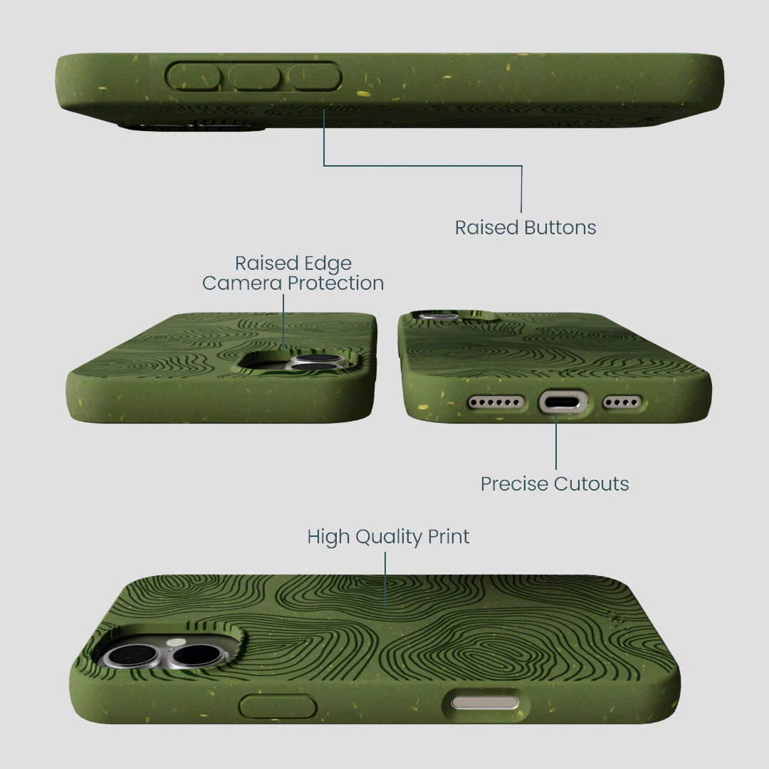 Forest Floor Time Etched iPhone 16 Plus Case - Image 3