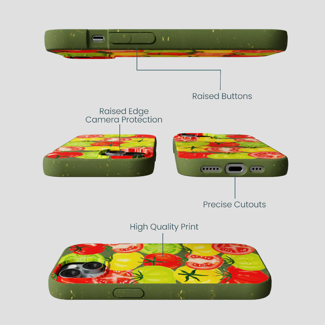 Forest Floor Tomato to Soup iPhone 15 Case - Image 3