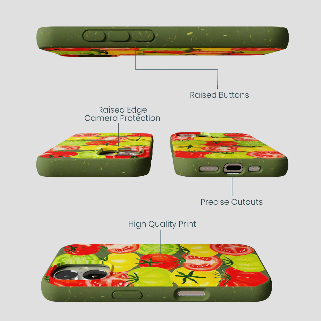 Forest Floor Tomato to Soup iPhone 16 Case - Image 3