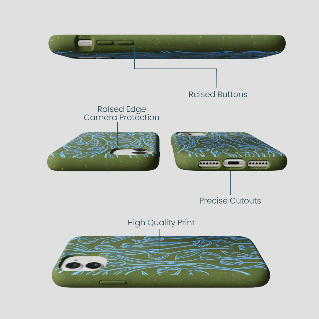 Forest Floor Tulip Dreams iPhone 11 Case - Image 3