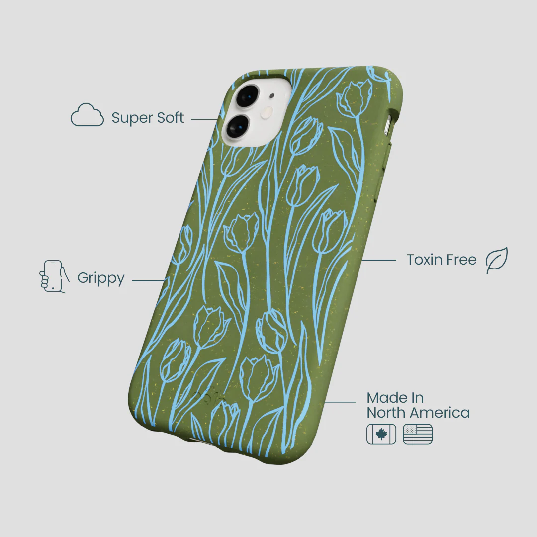 Forest Floor Tulip Dreams iPhone 11 Case - Image 4
