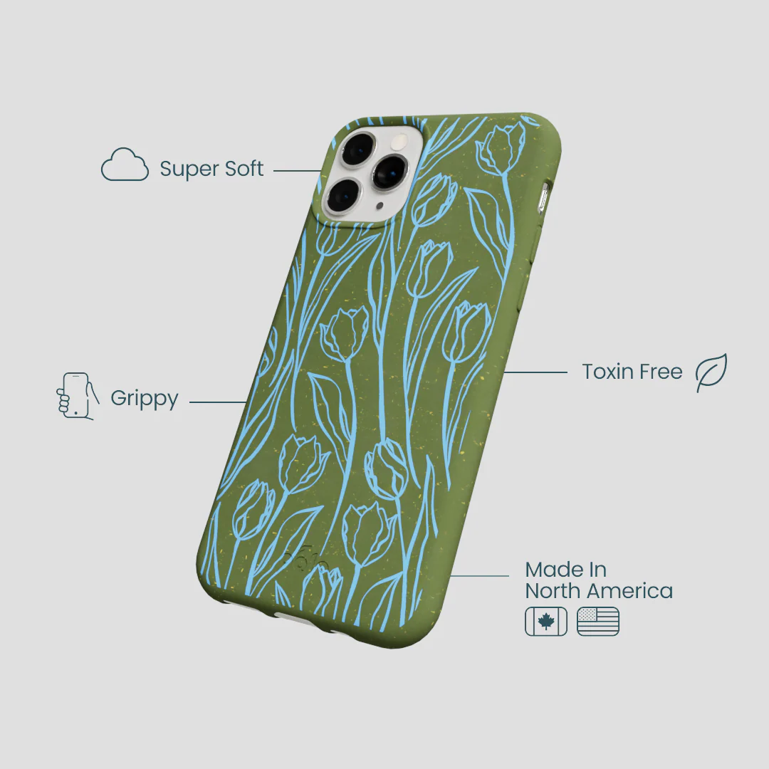 Forest Floor Tulip Dreams iPhone 11 Pro Case - Image 4