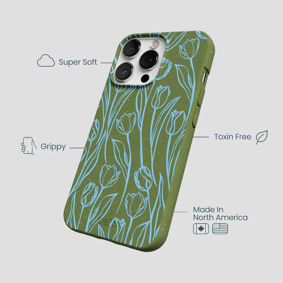 Forest Floor Tulip Dreams iPhone 13 Pro Max Case - Image 4