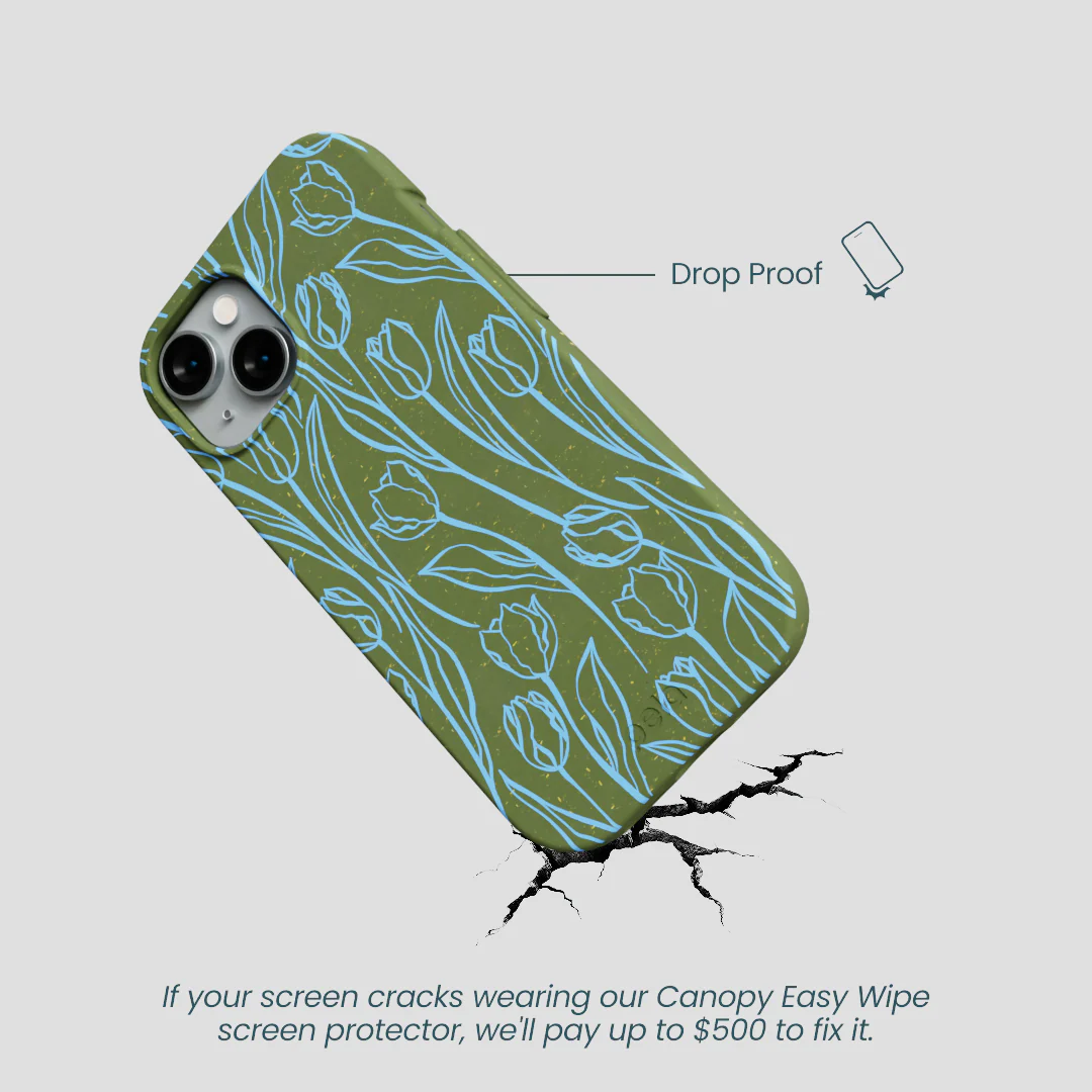 Forest Floor Tulip Dreams iPhone 14 Case - Image 5