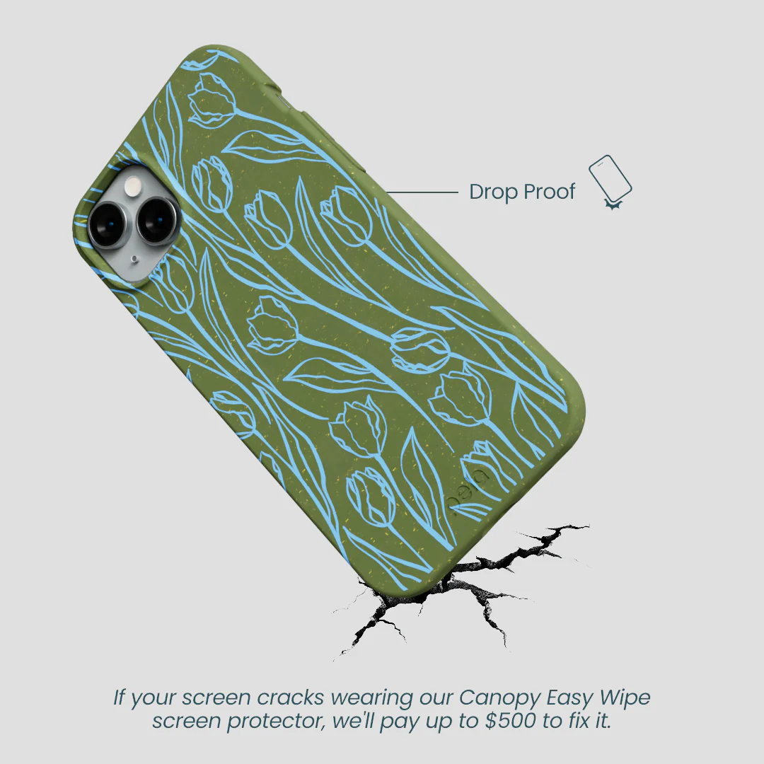 Forest Floor Tulip Dreams iPhone 14 Plus Case - Image 5
