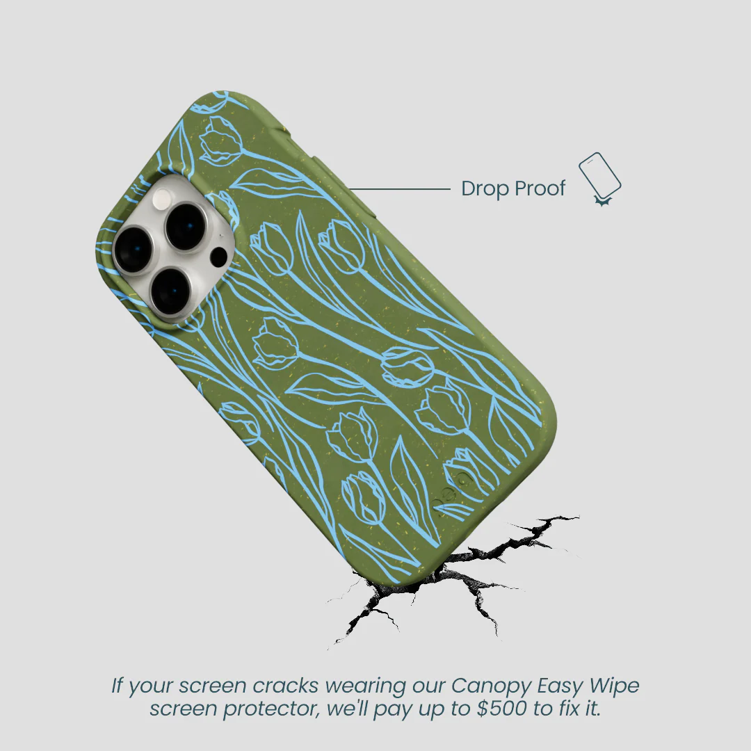 Forest Floor Tulip Dreams iPhone 14 Pro Case - Image 5