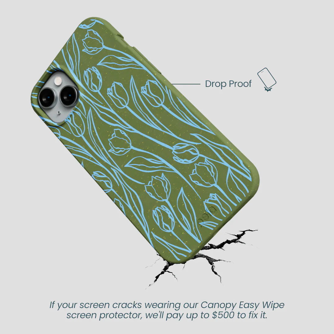 Forest Floor Tulip Dreams iPhone 15 Plus Case - Image 5