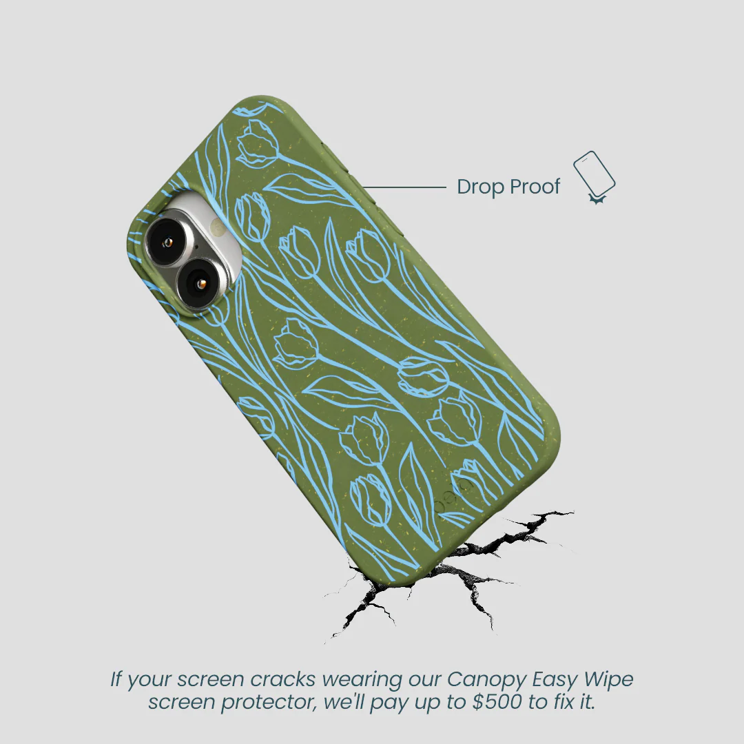 Forest Floor Tulip Dreams iPhone 16 Case - Image 5