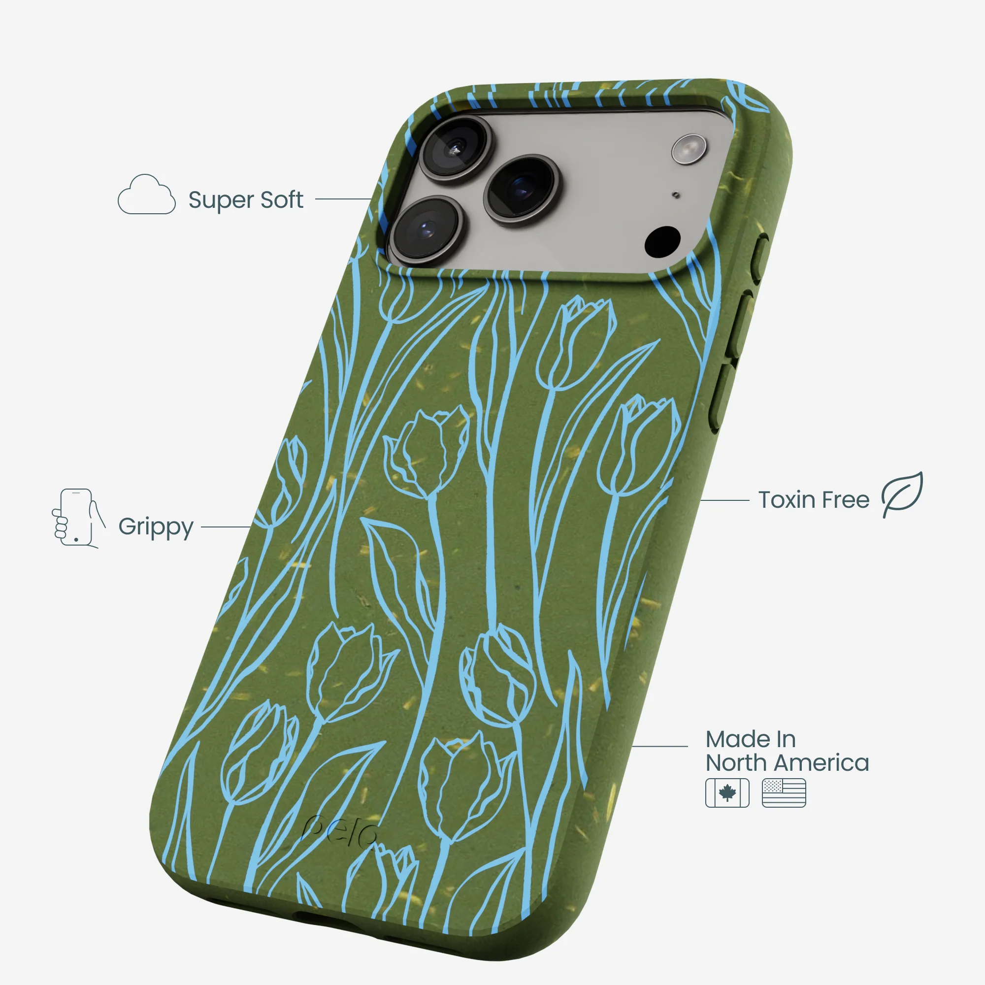 Forest Floor Tulip Dreams iPhone 17 Pro Max Case - Image 4