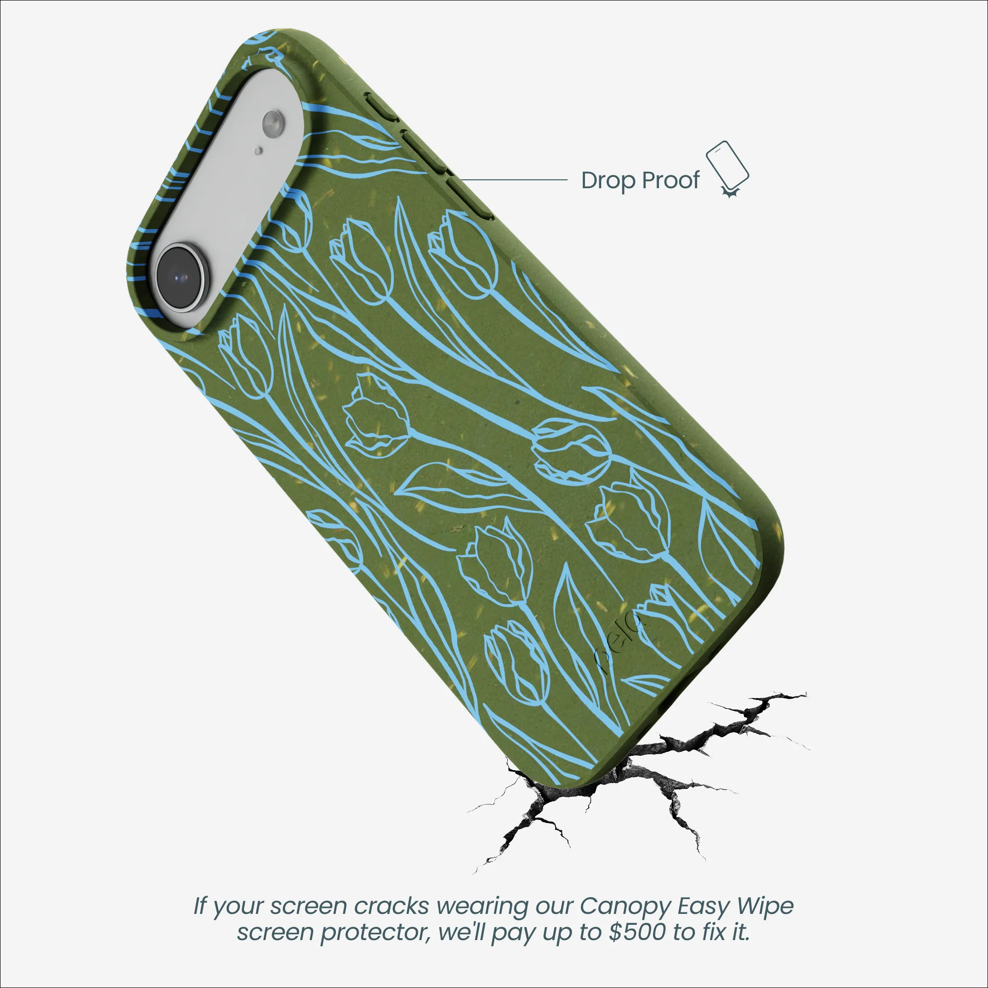 Forest Floor Tulip Dreams iPhone Air Case - Image 5