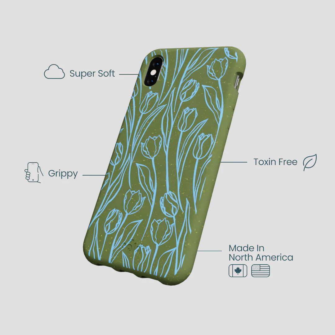 Forest Floor Tulip Dreams iPhone XR Case - Image 4