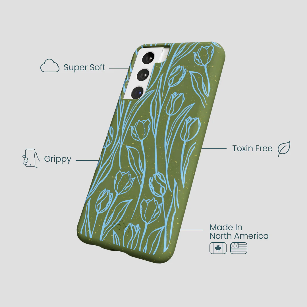 Forest Floor Tulip Dreams Samsung Galaxy S22 Case - Image 4