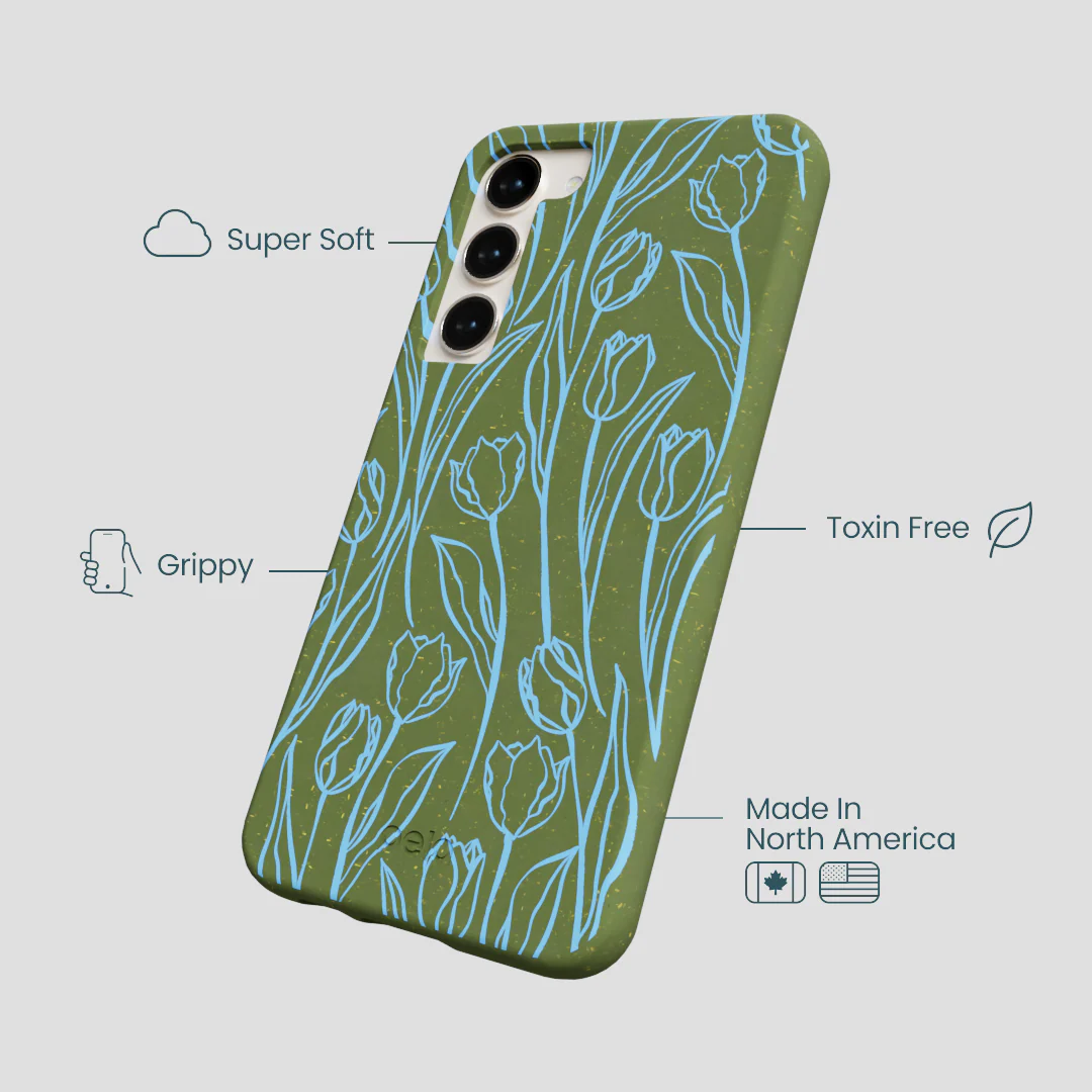 Forest Floor Tulip Dreams Samsung Galaxy S23+(Plus) Case - Image 4