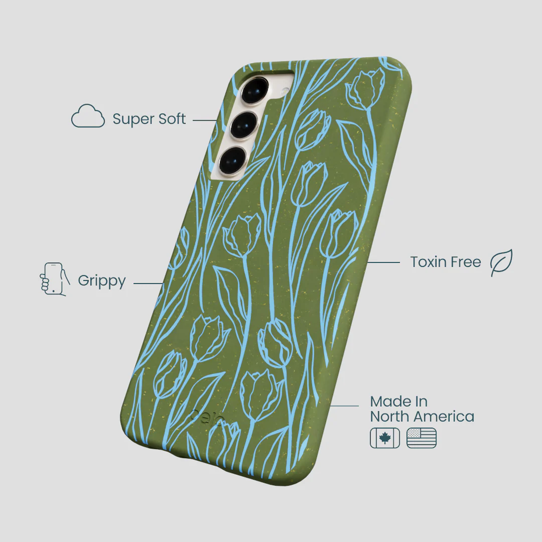Forest Floor Tulip Dreams Samsung Galaxy S24+(Plus) Case - Image 4
