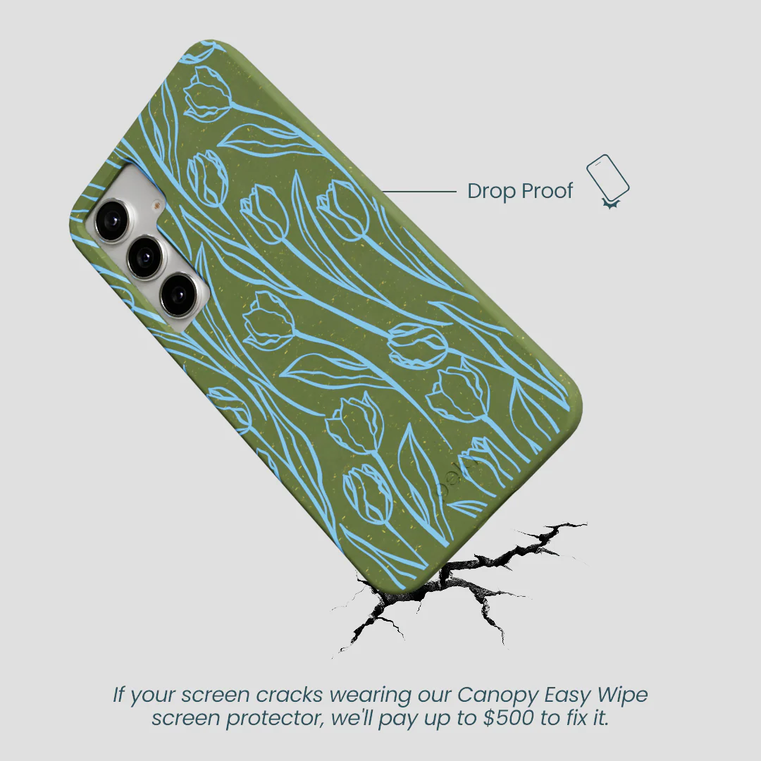 Forest Floor Tulip Dreams Samsung Galaxy S25+(Plus) Case - Image 5