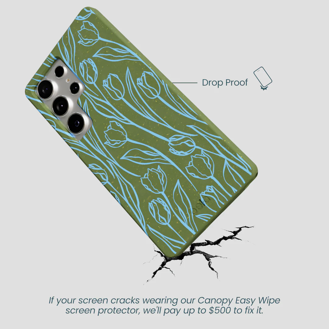 Forest Floor Tulip Dreams Samsung Galaxy S25 Ultra Case - Image 5