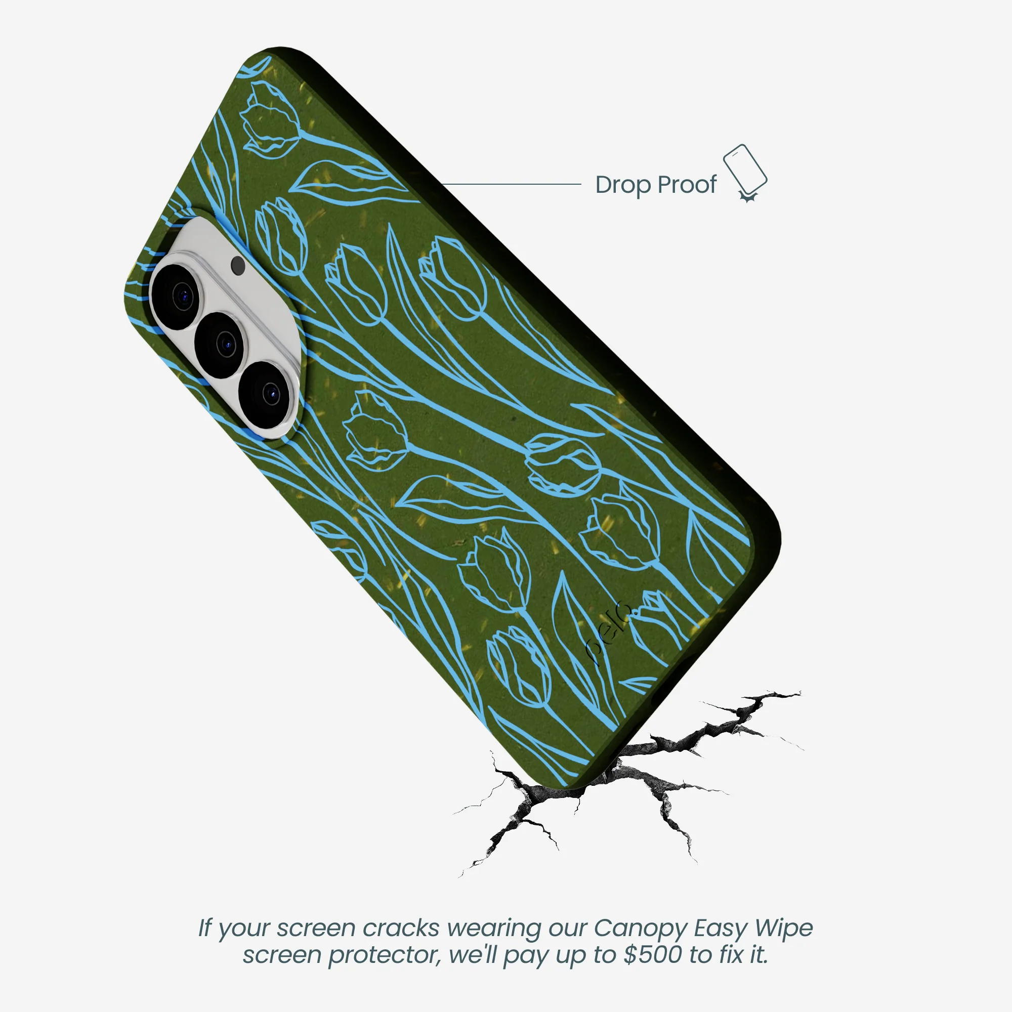 Forest Floor Tulip Dreams Samsung Galaxy S26 Case - Image 5