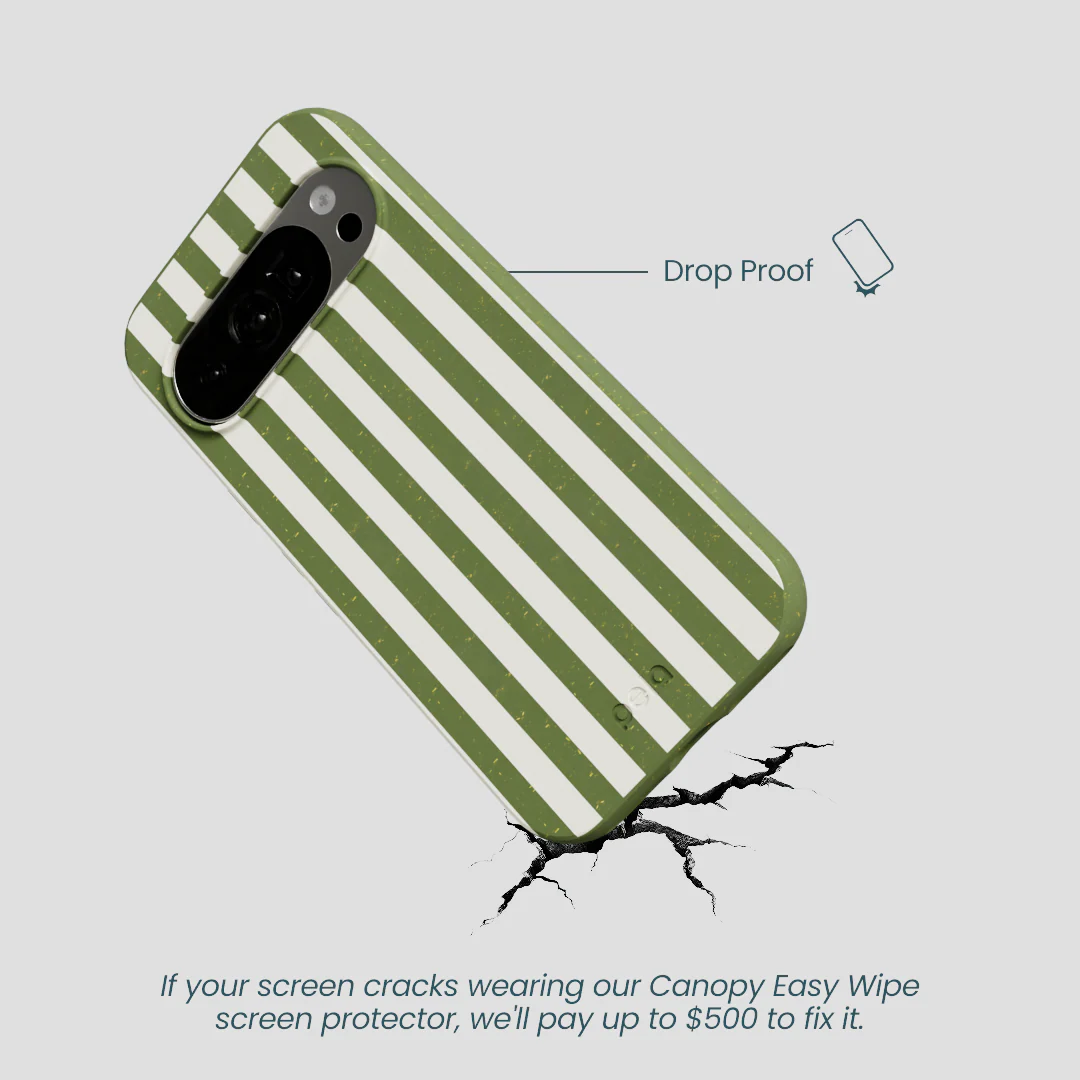 Forest Floor Vanilla Stripes Google Pixel 10/10 Pro Case - Image 5