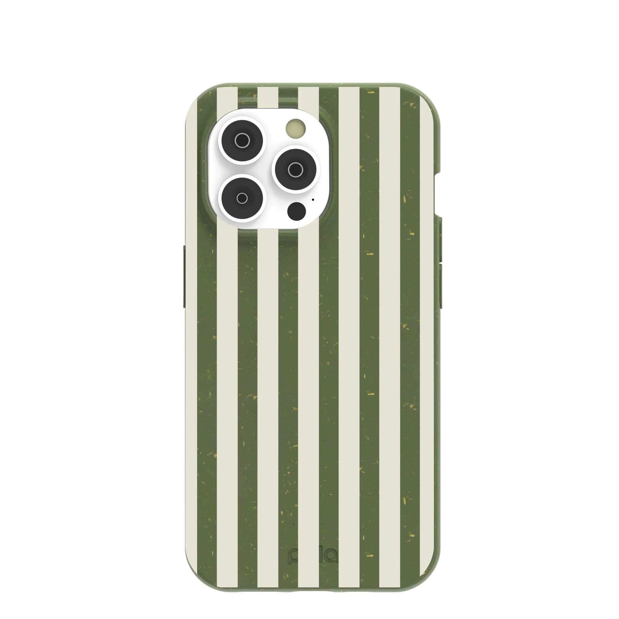 Forest Floor Vanilla Stripes iPhone 14 Pro Case