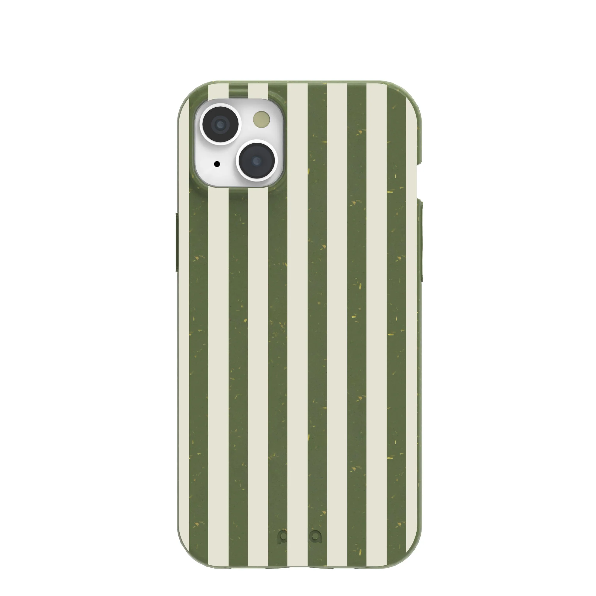 Forest Floor Vanilla Stripes iPhone 15 Plus Case