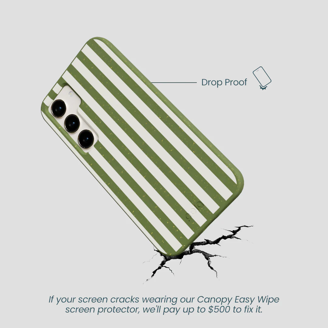 Forest Floor Vanilla Stripes Samsung Galaxy S23 Case - Image 5