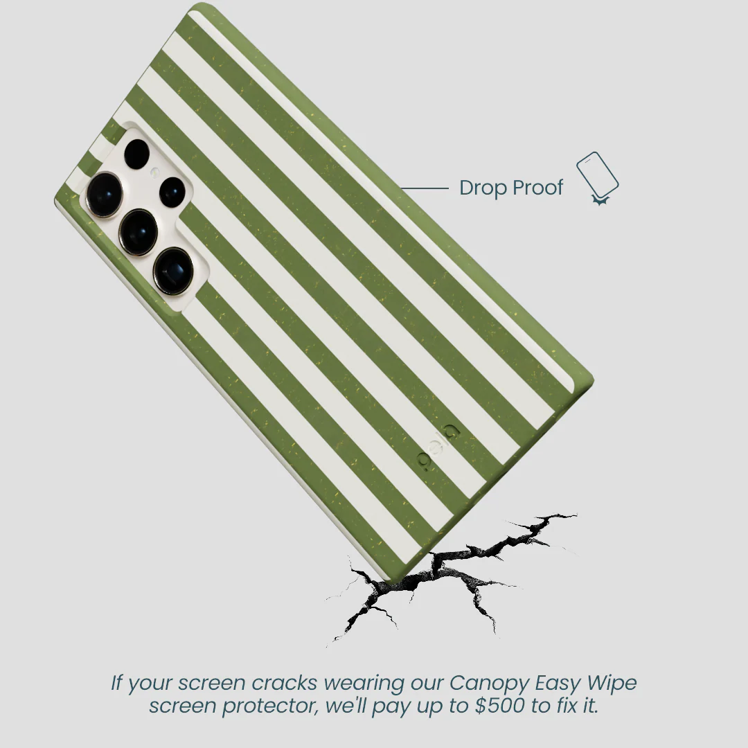 Forest Floor Vanilla Stripes Samsung Galaxy S24 Ultra Case - Image 5