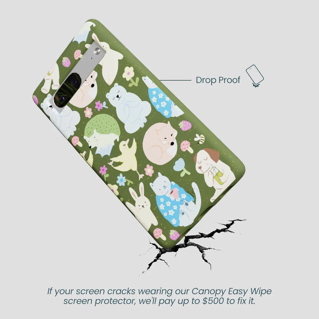 Forest Floor Wellness Creatures Google Pixel 7a Case - Image 5