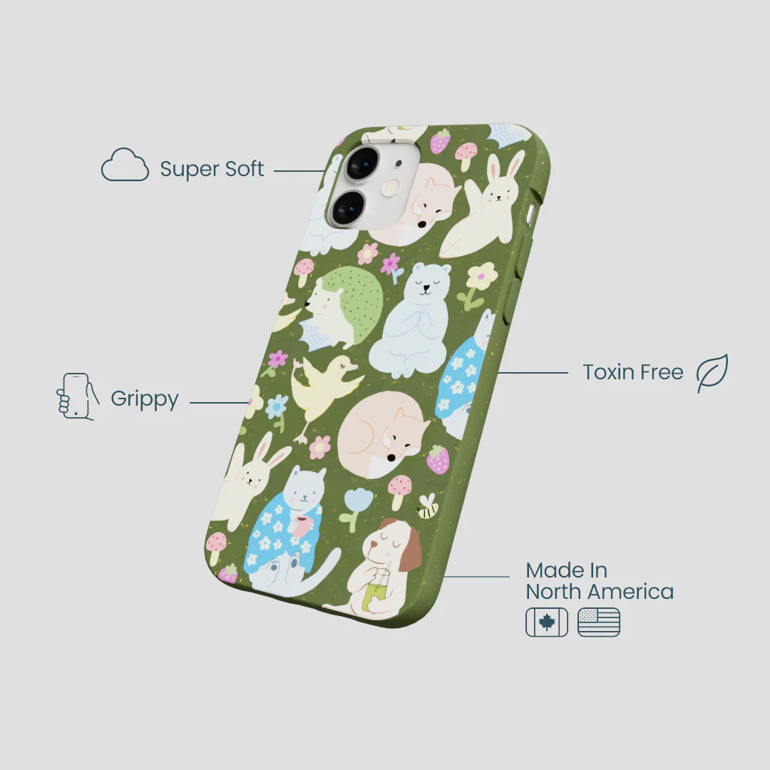 Forest Floor Wellness Creatures iPhone 12 Mini Case - Image 4