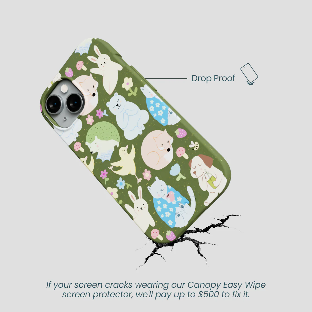 Forest Floor Wellness Creatures iPhone 14 Case - Image 5