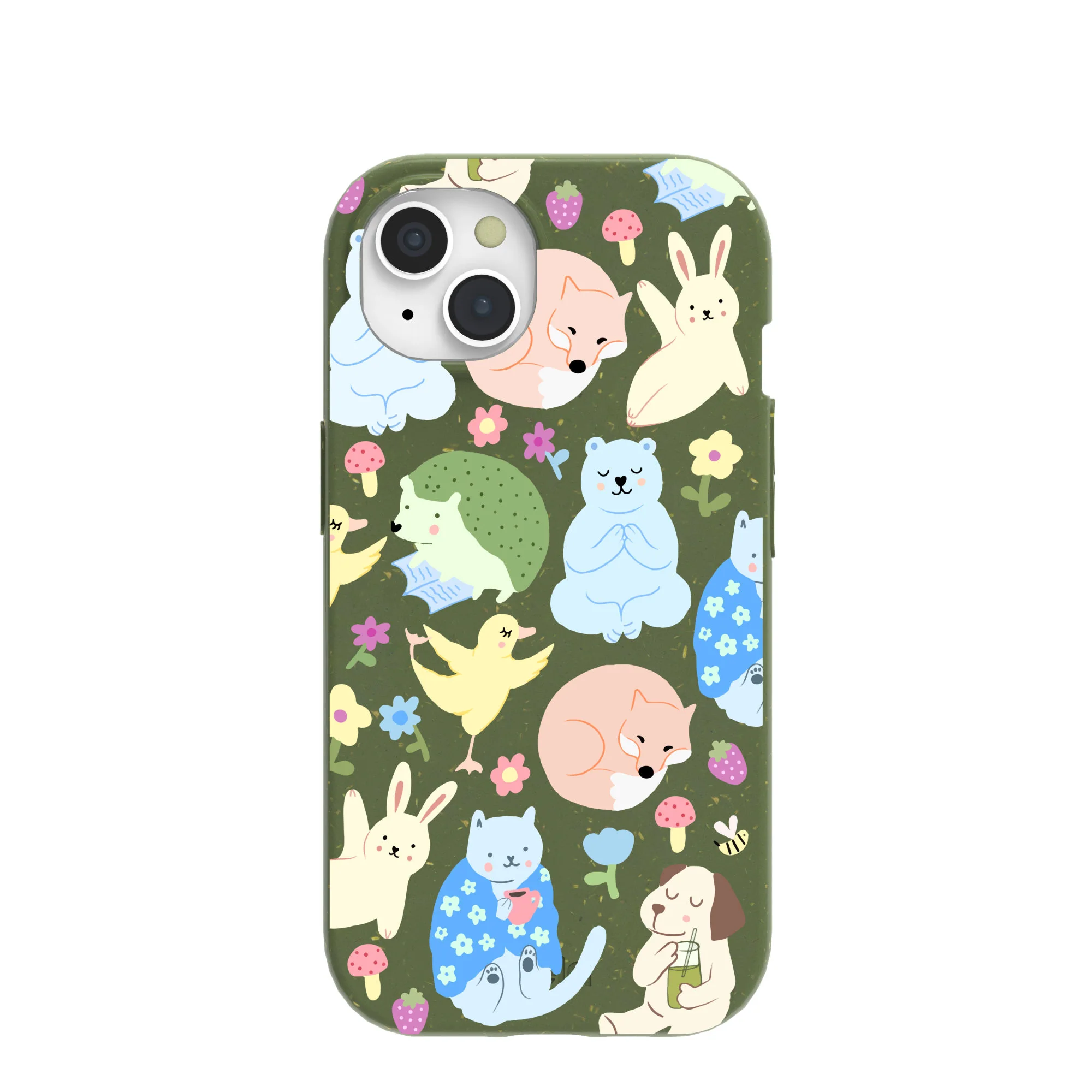 Forest Floor Wellness Creatures iPhone 15 Case
