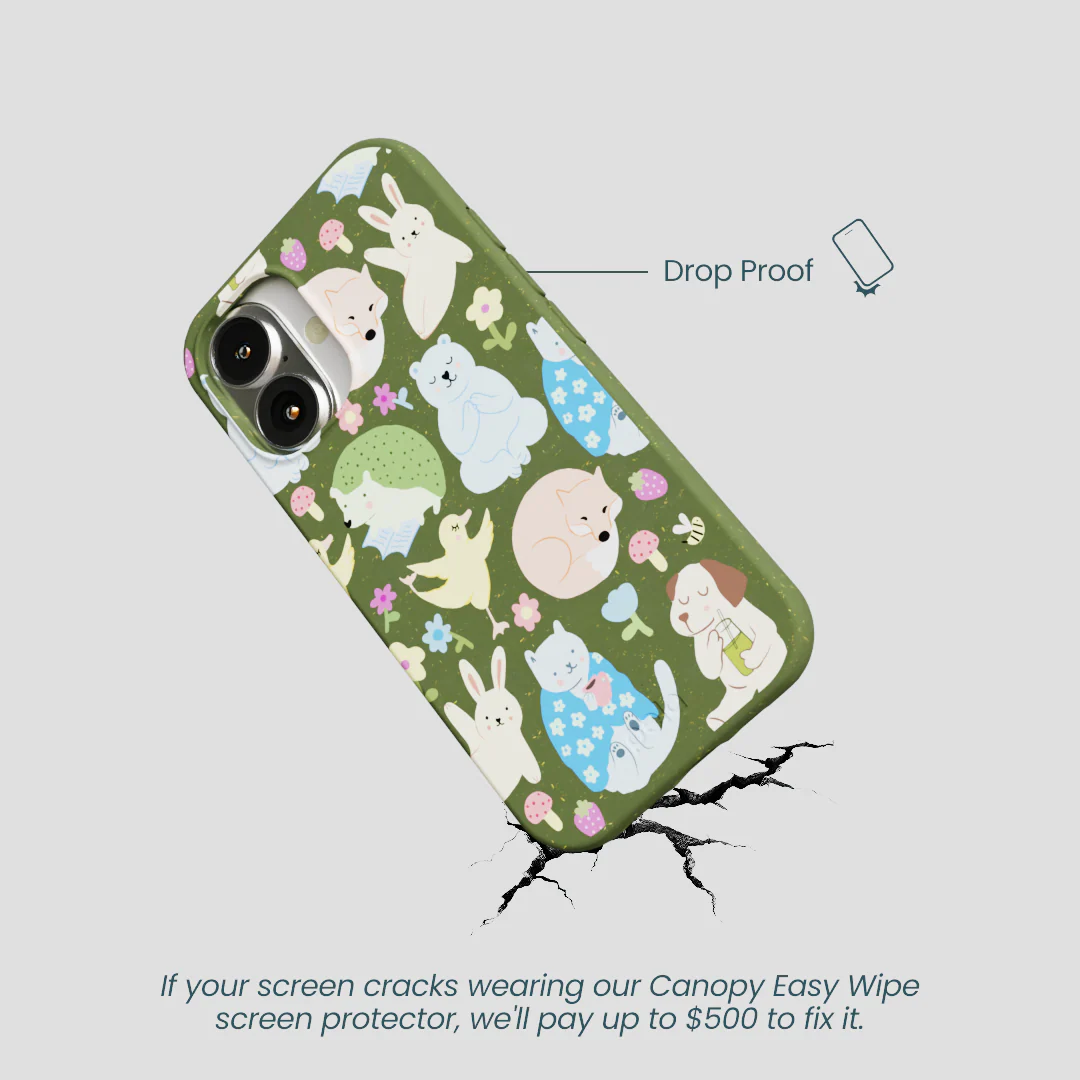 Forest Floor Wellness Creatures iPhone 16 Case - Image 5