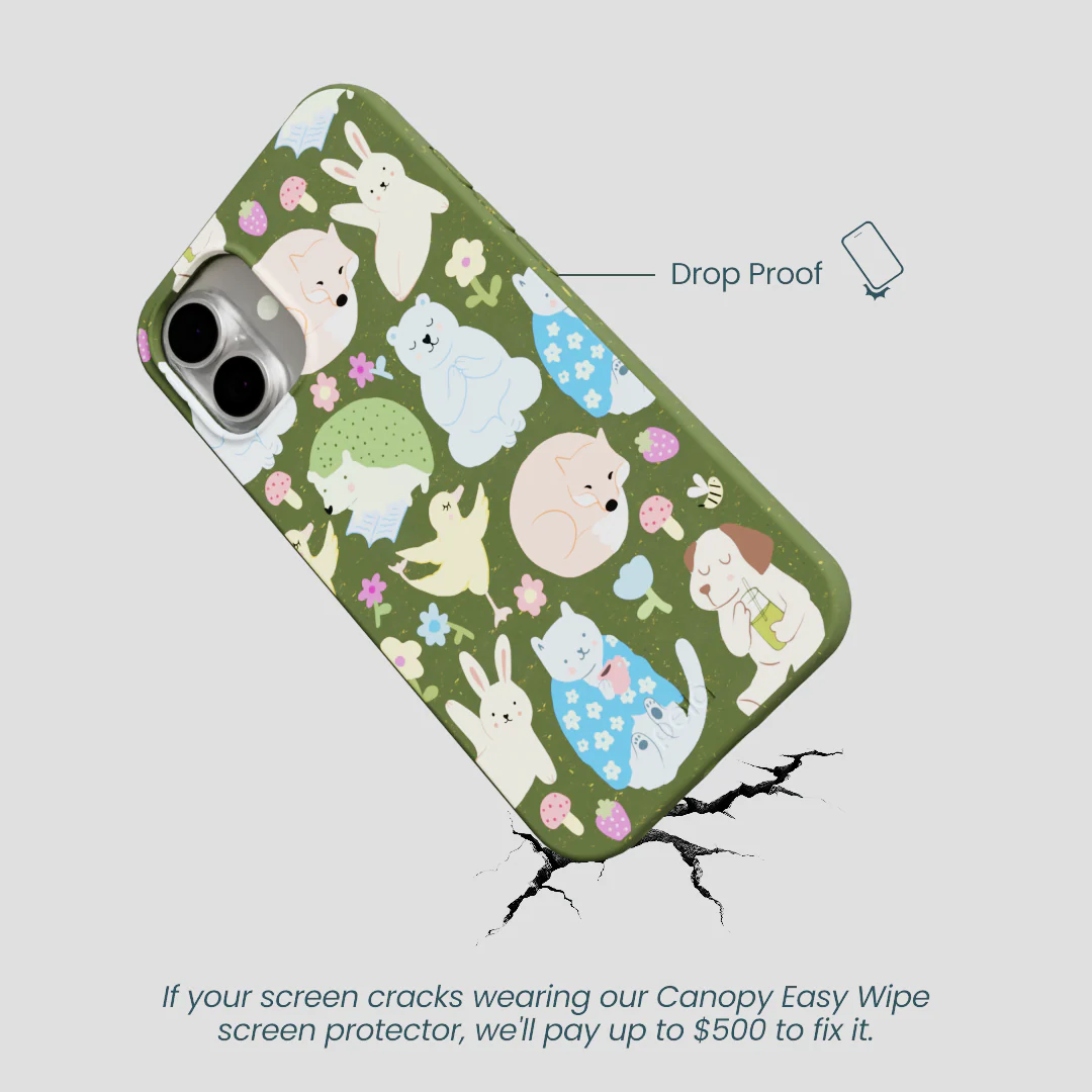 Forest Floor Wellness Creatures iPhone 16 Plus Case - Image 5