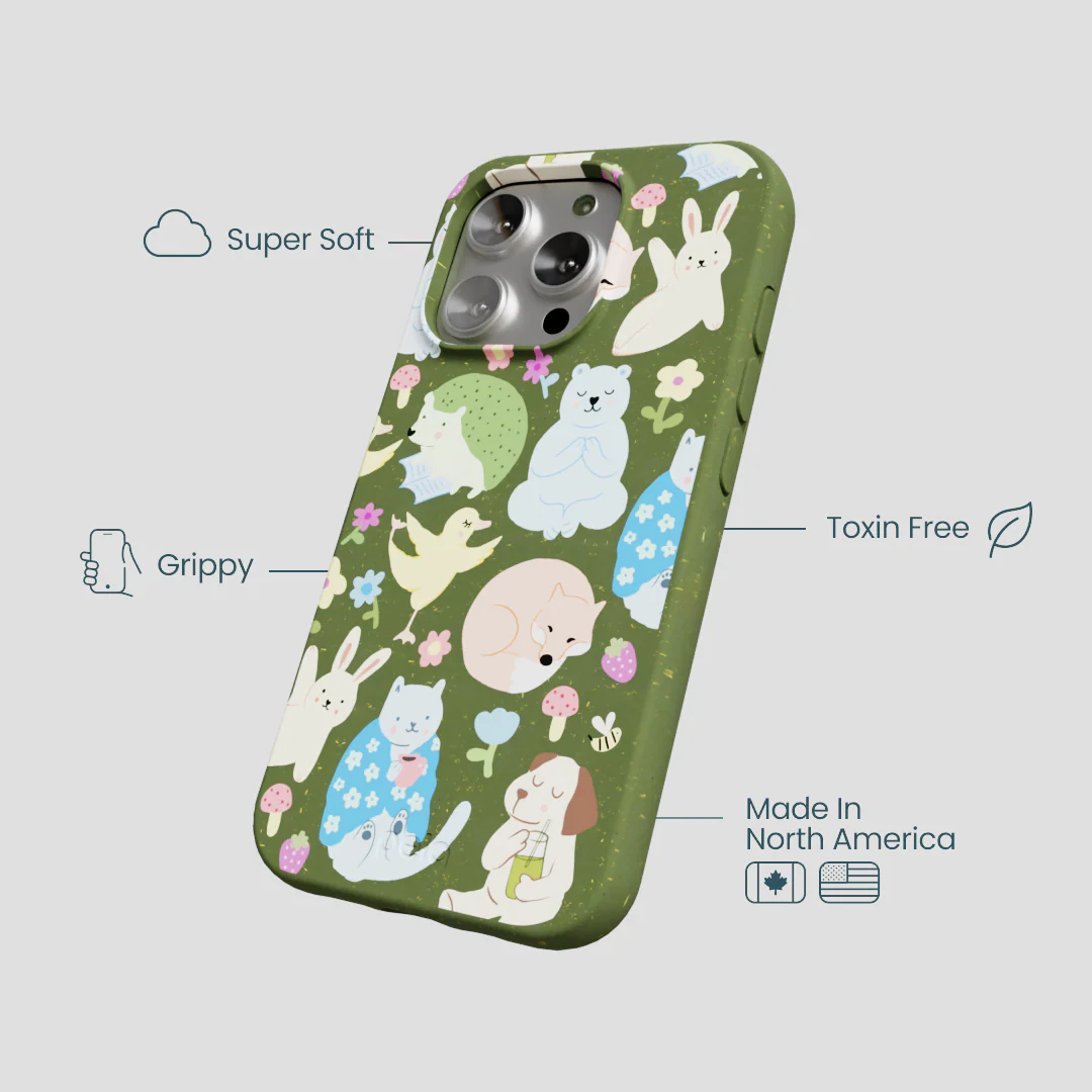 Forest Floor Wellness Creatures iPhone 16 Pro Case - Image 4